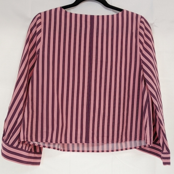 Topshop Striped Top - Picture 2 of 6